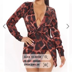 Fashion nova leopard print dress